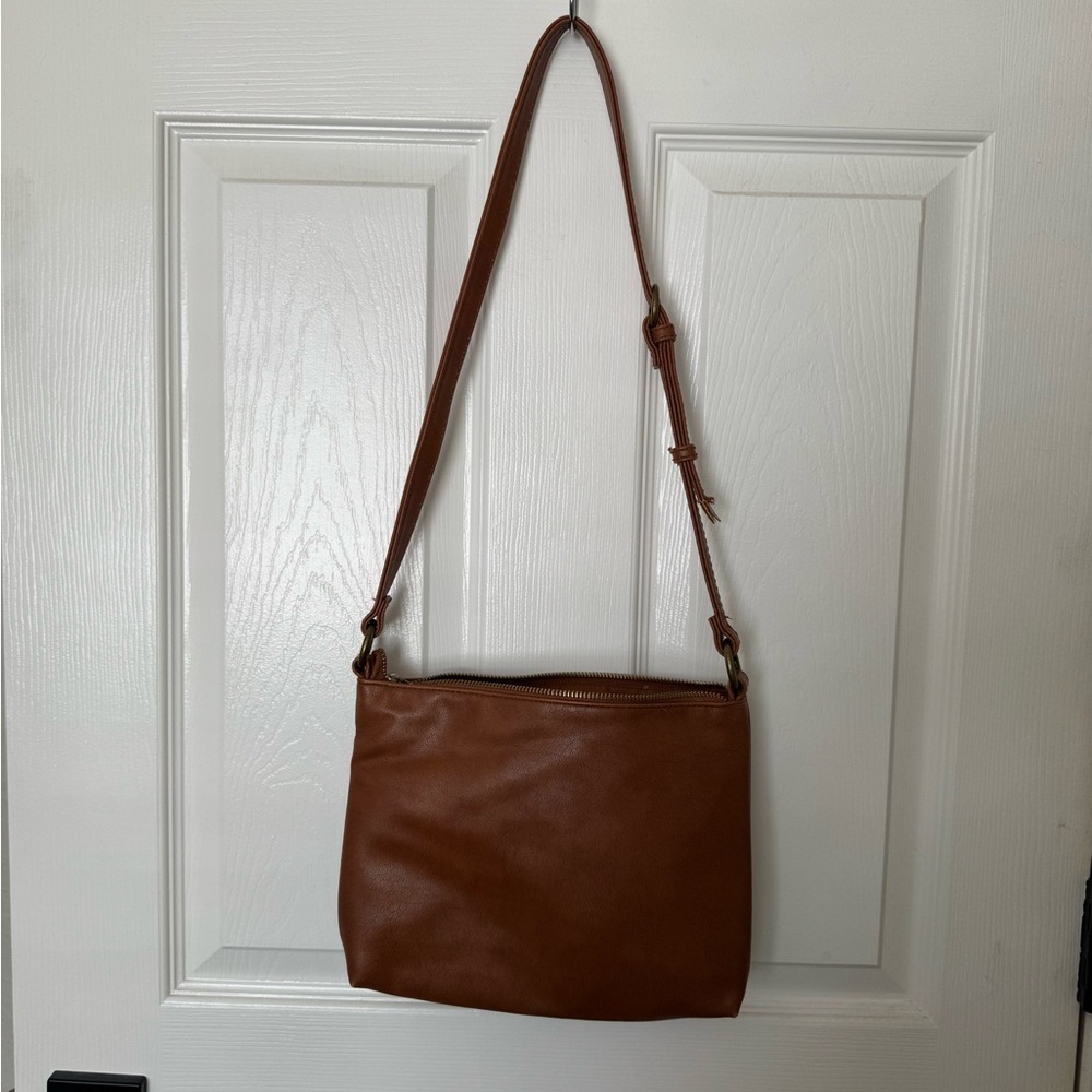Universal Thread Tan Leather Bag - Picture 10 of 10